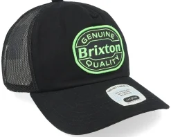 Neon Keaton Mp Trucker Hat Black/Green Trucker - Brixton