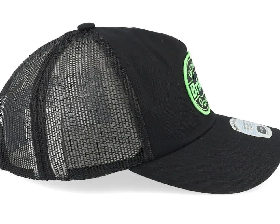 Neon Keaton Mp Trucker Hat Black/Green Trucker - Brixton
