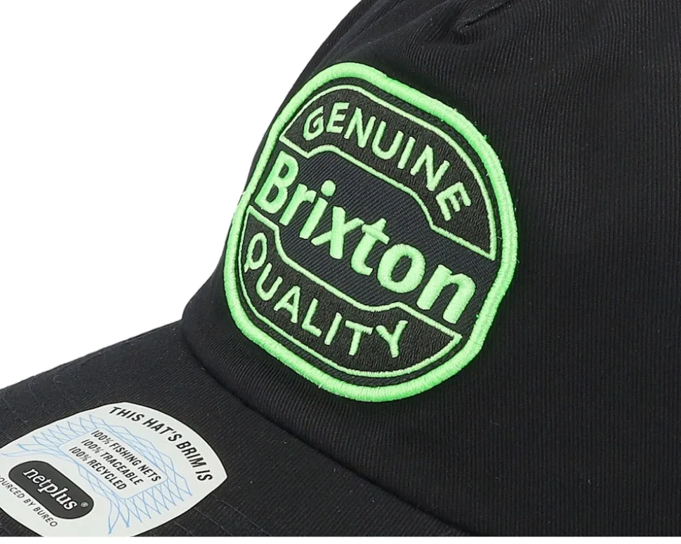 Neon Keaton Mp Trucker Hat Black/Green Trucker - Brixton