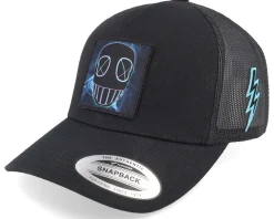Neon Mask Bolt Retro Black A-frame Trucker - Iconic