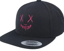 Neon Smile Pink/Black Snapback - Iconic
