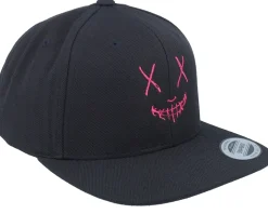 Neon Smile Pink/Black Snapback - Iconic