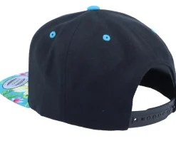 Neon Summer Banana Hawaiian Black/Aqua Snapback - Iconic