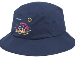 Neon Summer Beach Navy Bucket - Iconic