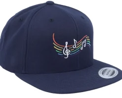 Neon Summer Love Music Navy Snapback - Iconic