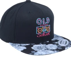 Neon Summer Old School Black/Rose Snapback - Iconic