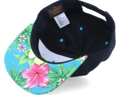 Neon Summer Prism Hawaiian Black/Aqua Snapback - Iconic