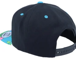 Neon Summer Skates Hawaiian Black/Aqua Snapback - Iconic
