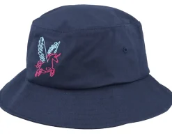 Neon Summer Unicorn Navy Bucket - Unicorns