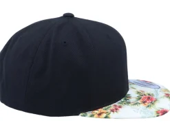 Neon Summer Wine Floral Mint Snapback - Iconic