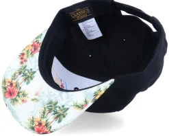 Neon Summer Wine Floral Mint Snapback - Iconic