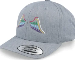 Neon Summer Wings Heather Grey Adjustable - Iconic