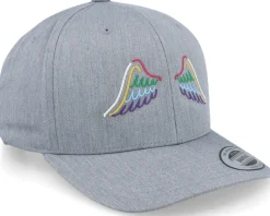 Neon Summer Wings Heather Grey Adjustable - Iconic