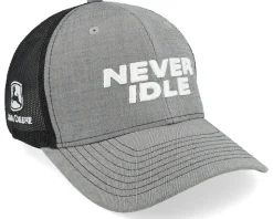 Never Idle Black/Grey Trucker - John Deere