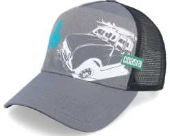 New "b" Charcoal Coastal Trucker - Coastal