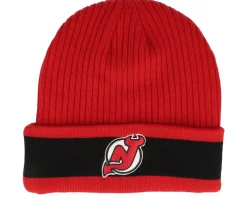 New Jersey Devils Beanie Red/Black Cuff - Fanatics