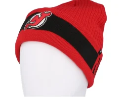 New Jersey Devils Beanie Red/Black Cuff - Fanatics
