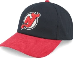 New Jersey Devils Burnett Black/Red Manchester A-frame Adjustable - American Needle