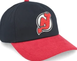 New Jersey Devils Burnett Black/Red Manchester A-frame Adjustable - American Needle
