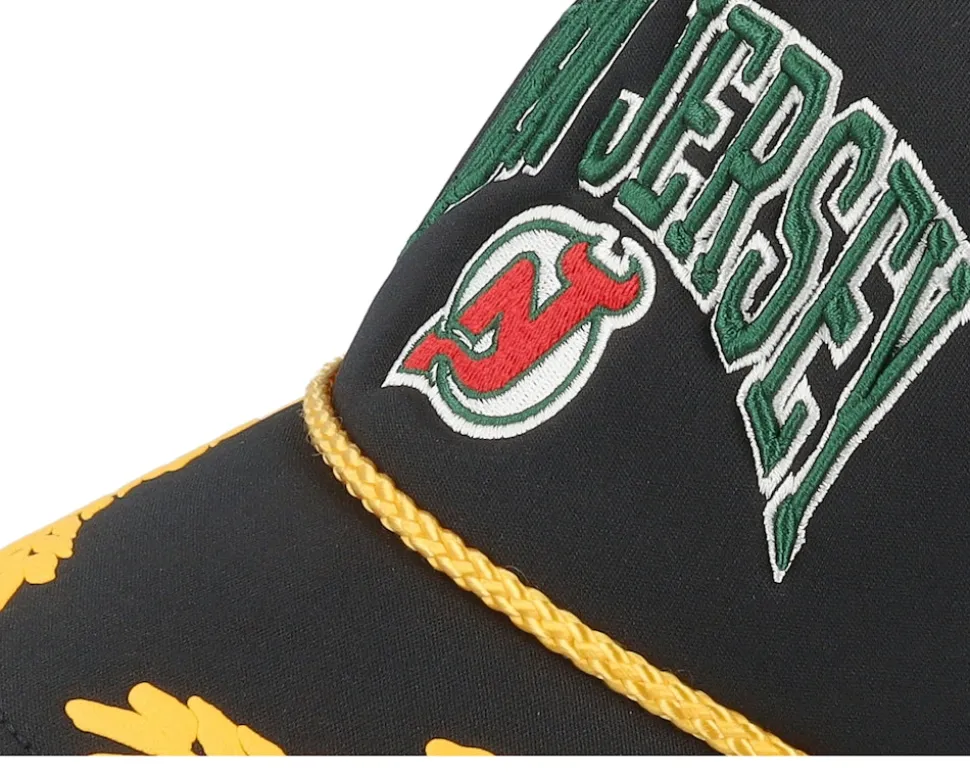 New Jersey Devils Gold Leaf Vintage Trucker - Mitchell & Ness
