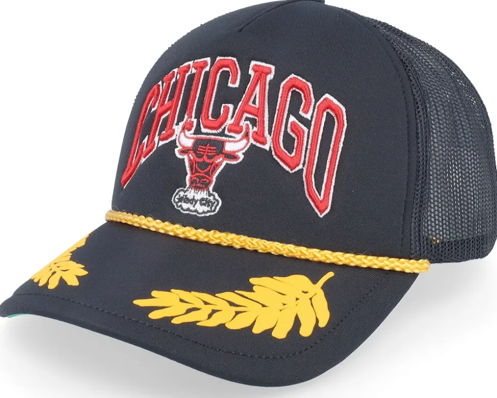 New Jersey Devils Gold Leaf Vintage Trucker - Mitchell & Ness