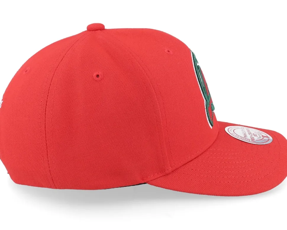 New Jersey Devils Team Ground 2.0 Pro Red Adjustable - Mitchell & Ness