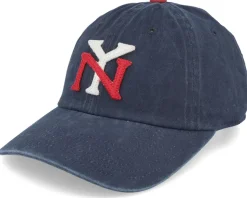 New York Americans Archive Navy & Dark Red Dad Cap - American Needle