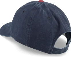 New York Americans Archive Navy & Dark Red Dad Cap - American Needle