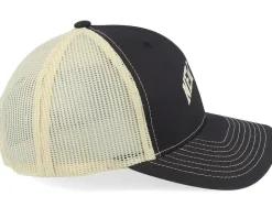 New York Black/Gold Stone Contrast Stitch Trucker - Iconic