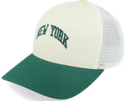 New York Black/Gold Stone Contrast Stitch Trucker - Iconic