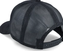 New York Gold Patch Black Cord A-frame Trucker - Iconic