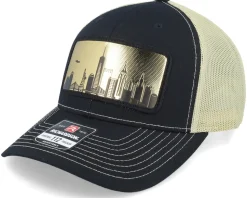 New York Gold Patch Black/Vegas Gold Trucker - Iconic