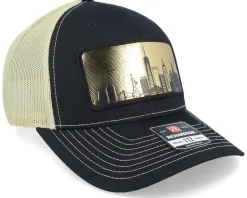New York Gold Patch Black/Vegas Gold Trucker - Iconic