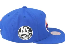 New York Islanders Alternate Flip Blue Snapback - Mitchell & Ness
