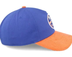 New York Islanders Burnett Blue/Orange Corduroy A-frame Adjustable - American Needle