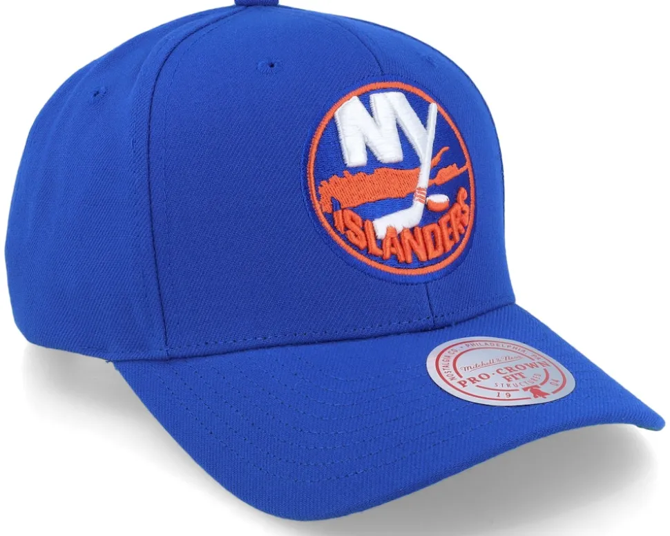 New York Islanders Team Ground 2.0 Pro Blue Adjustable - Mitchell & Ness