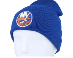 New York Islanders Terrain Knit Solid Royal Cuff - American Needle