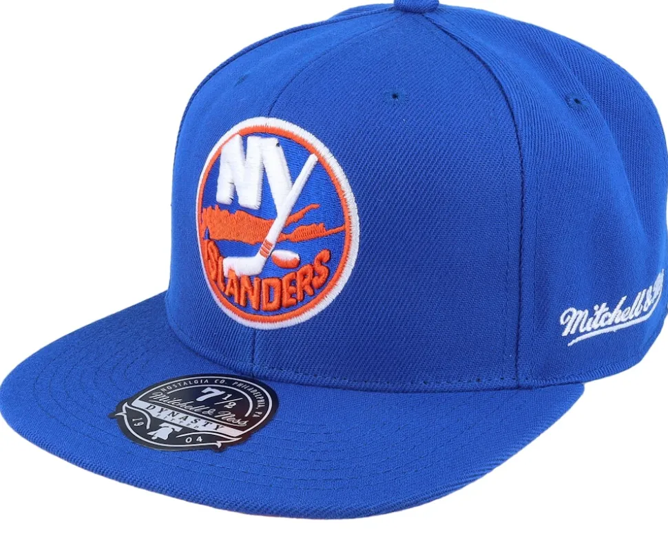 New York Islanders Vintage Blue Fitted - Mitchell & Ness