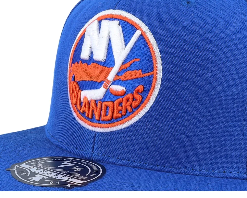 New York Islanders Vintage Blue Fitted - Mitchell & Ness