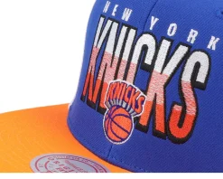 New York Knicks Billboard 2 Hwc Blue/Orange Snapback - Mitchell & Ness