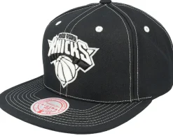 New York Knicks Glow Up Black Snapback - Mitchell & Ness