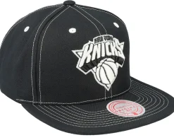 New York Knicks Glow Up Black Snapback - Mitchell & Ness