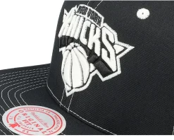 New York Knicks Glow Up Black Snapback - Mitchell & Ness