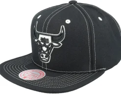New York Knicks Glow Up Black Snapback - Mitchell & Ness