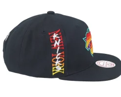 New York Knicks High Grade Black Snapback - Mitchell & Ness
