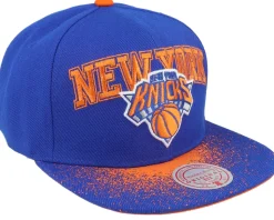 New York Knicks Re-take Blue Snapback - Mitchell & Ness