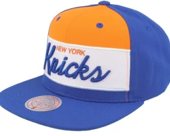 New York Knicks Retro Sport Blue Snapback - Mitchell & Ness