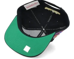 New York Knicks Side Jam Black Snapback - Mitchell & Ness