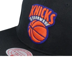 New York Knicks Side Jam Black Snapback - Mitchell & Ness