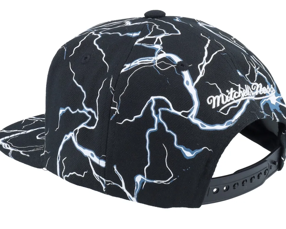 New York Knicks Storm Season Black Snapback - Mitchell & Ness